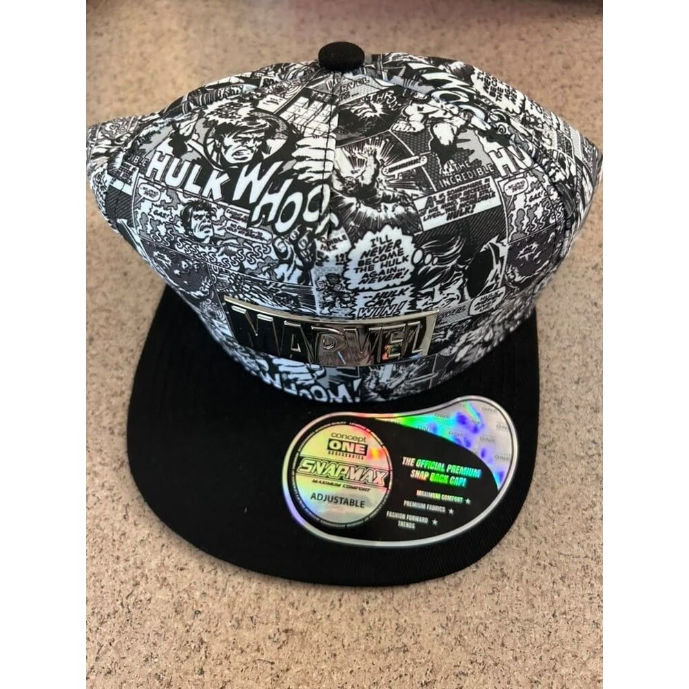 Concept One Accessories Marvel Hat Adjustable Snap Back Cap New